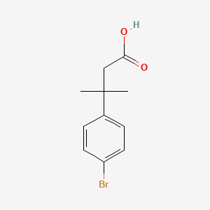 3-(4-Bromophenyl)-3-methylbutanoic acid