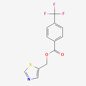 1,3-Thiazol-5-ylmethyl 4-(trifluoromethyl)benzenecarboxylate