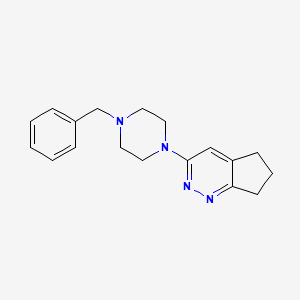 3-(4-benzylpiperazin-1-yl)-6,7-dihydro-5H-cyclopenta[c]pyridazine
