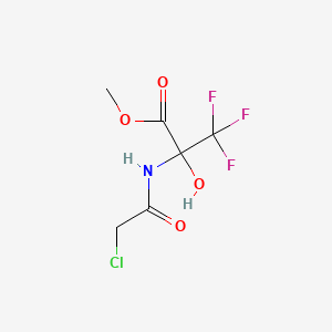 Methyl 2-[(2-chloroacetyl)amino]-3,3,3-trifluoro-2-hydroxypropanoate