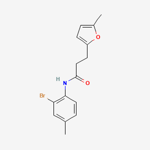 N-(2-bromo-4-methylphenyl)-3-(5-methylfuran-2-yl)propanamide