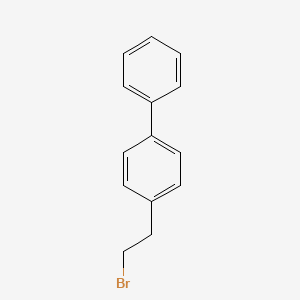 molecular formula C14H13Br B2405771 1,1'-Biphenyl, 4-(2-bromoethyl)- CAS No. 41900-13-4