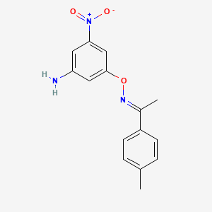 (1E)-1-(4-Methylphenyl)ethanone O-(3-amino-5-nitrophenyl)oxime