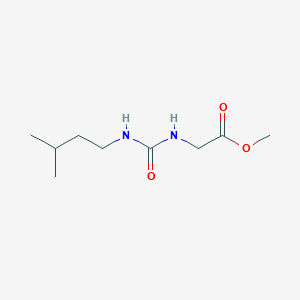 methyl N-[(3-methylbutyl)carbamoyl]glycinate