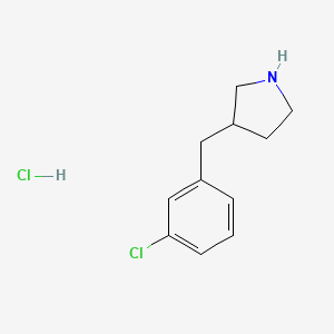 3-(3-Chlorobenzyl)pyrrolidine hydrochloride