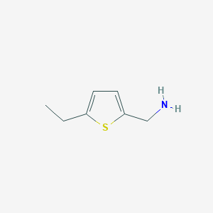 molecular formula C7H11NS B2405810 (5-Ethylthiophen-2-yl)methanamine CAS No. 104162-80-3