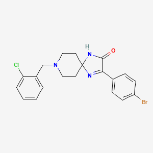 3-(4-Bromophenyl)-8-(2-chlorobenzyl)-1,4,8-triazaspiro[4.5]dec-3-en-2-one