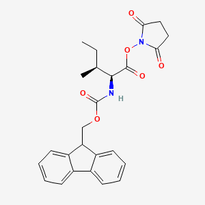 molecular formula C25H26N2O6 B2405827 Fmoc-ile-OSu CAS No. 121697-35-6