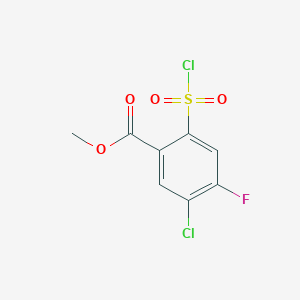 Methyl 5-chloro-2-chlorosulfonyl-4-fluorobenzoate