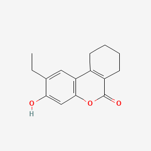 2-ethyl-3-hydroxy-7,8,9,10-tetrahydro-6H-benzo[c]chromen-6-one