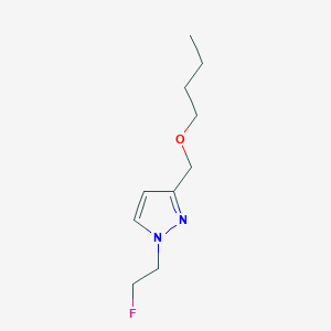 molecular formula C10H17FN2O B2405882 3-(butoxymethyl)-1-(2-fluoroethyl)-1H-pyrazole CAS No. 1856030-02-8