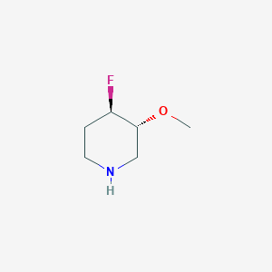 molecular formula C6H12FNO B2405885 Rel-(3R,4R)-4-fluoro-3-methoxypiperidine CAS No. 1903835-00-6