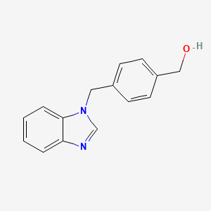[4-(Benzimidazol-1-ylmethyl)phenyl]methanol