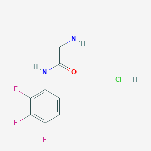 2-(methylamino)-N-(2,3,4-trifluorophenyl)acetamide hydrochloride