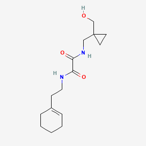 N1-(2-(cyclohex-1-en-1-yl)ethyl)-N2-((1-(hydroxymethyl)cyclopropyl)methyl)oxalamide