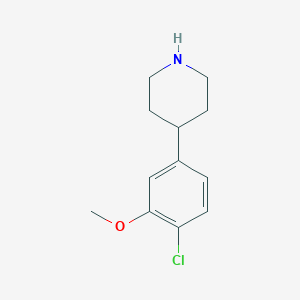 4-(4-Chloro-3-methoxyphenyl)piperidine