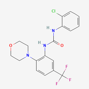1-(2-Chlorophenyl)-3-(2-morpholin-4-YL-5-(trifluoromethyl)phenyl)urea