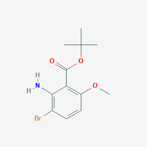 Tert-butyl 2-amino-3-bromo-6-methoxybenzoate