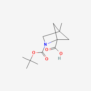 4-Methyl-2-[(2-methylpropan-2-yl)oxycarbonyl]-2-azabicyclo[2.1.1]hexane-1-carboxylic acid