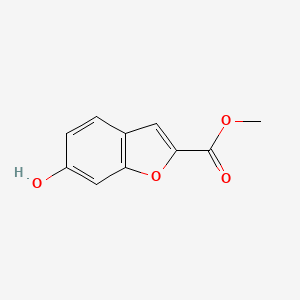 molecular formula C10H8O4 B2406140 6-羟基苯并呋喃-2-甲酸甲酯 CAS No. 182747-75-7