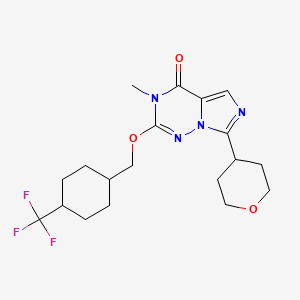 molecular formula C19H25F3N4O3 B2406171 DSR-141562 