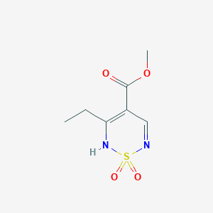 Methyl 3-ethyl-1,1-dioxo-2H-1,2,6-thiadiazine-4-carboxylate