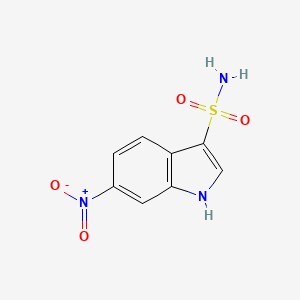 6-Nitro-1H-indole-3-sulfonamide