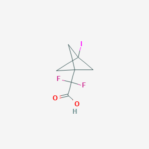 2,2-Difluoro-2-(3-iodo-1-bicyclo[1.1.1]pentanyl)acetic acid