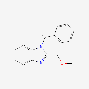 2-(methoxymethyl)-1-(1-phenylethyl)-1H-benzo[d]imidazole