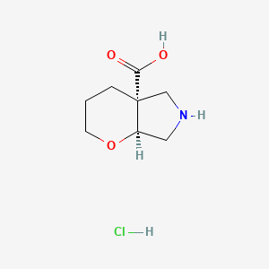 (4Ar,7aS)-3,4,5,6,7,7a-hexahydro-2H-pyrano[2,3-c]pyrrole-4a-carboxylic acid;hydrochloride