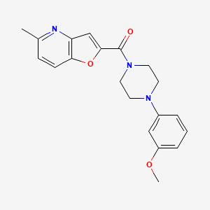 (4-(3-Methoxyphenyl)piperazin-1-yl)(5-methylfuro[3,2-b]pyridin-2-yl)methanone