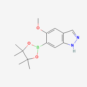 5-methoxy-6-(4,4,5,5-tetramethyl-1,3,2-dioxaborolan-2-yl)-1H-indazole