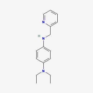 N1,N1-diethyl-N4-[(pyridin-2-yl)methyl]benzene-1,4-diamine
