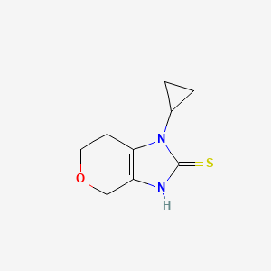 1-Cyclopropyl-3,4,6,7-tetrahydropyrano[3,4-d]imidazole-2-thione