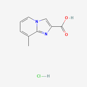 8-Methylimidazo[1,2-a]pyridine-2-carboxylic acid;hydrochloride
