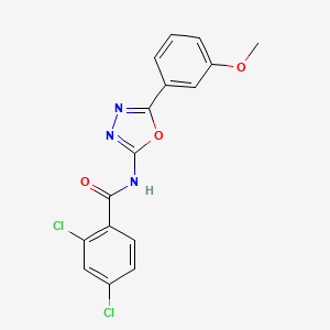 2,4-dichloro-N-(5-(3-methoxyphenyl)-1,3,4-oxadiazol-2-yl)benzamide