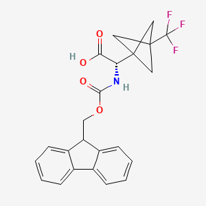 (2S)-2-{[(9H-fluoren-9-ylmethoxy)carbonyl]amino}-2-[3-(trifluoromethyl)bicyclo[1.1.1]pentan-1-yl]acetic acid