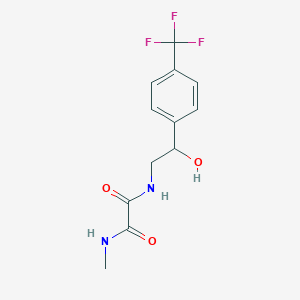 N1-(2-hydroxy-2-(4-(trifluoromethyl)phenyl)ethyl)-N2-methyloxalamide