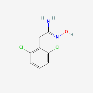 2-(2,6-Dichlorophenyl)-1-(hydroxyimino)ethylamine