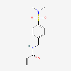 N-{[4-(dimethylsulfamoyl)phenyl]methyl}prop-2-enamide