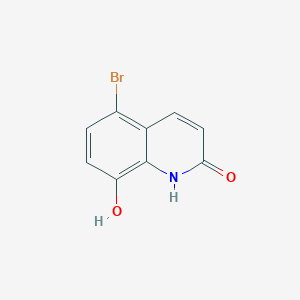 molecular formula C9H6BrNO2 B2406638 5-Bromo-8-hydroxyquinolin-2(1H)-one CAS No. 1416440-40-8