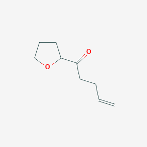 molecular formula C9H14O2 B2406752 1-(Oxolan-2-yl)pent-4-en-1-one CAS No. 79227-31-9