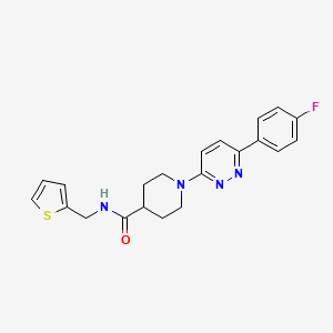 1-(6-(4-fluorophenyl)pyridazin-3-yl)-N-(thiophen-2-ylmethyl)piperidine-4-carboxamide