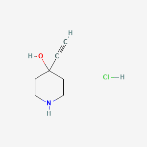 4-Ethynylpiperidin-4-ol hydrochloride
