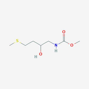 Methyl N-(2-hydroxy-4-methylsulfanylbutyl)carbamate
