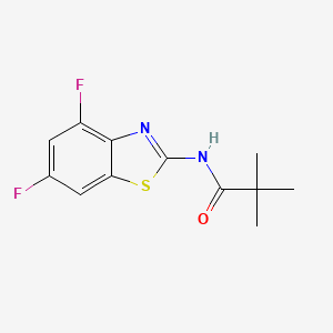 N-(4,6-difluorobenzo[d]thiazol-2-yl)pivalamide