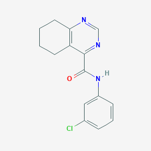 molecular formula C15H14ClN3O B2406849 N-(3-Chlorophenyl)-5,6,7,8-tetrahydroquinazoline-4-carboxamide CAS No. 2415461-99-1