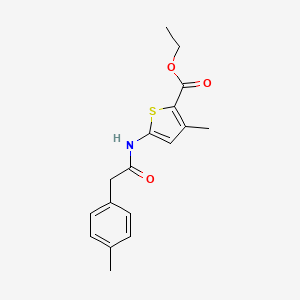 Ethyl 3-methyl-5-(2-(p-tolyl)acetamido)thiophene-2-carboxylate