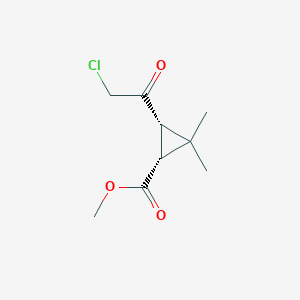 Methyl (1R,3S)-3-(2-chloroacetyl)-2,2-dimethylcyclopropane-1-carboxylate