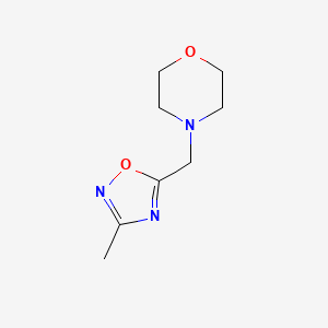 4-((3-Methyl-1,2,4-oxadiazol-5-yl)methyl)morpholine